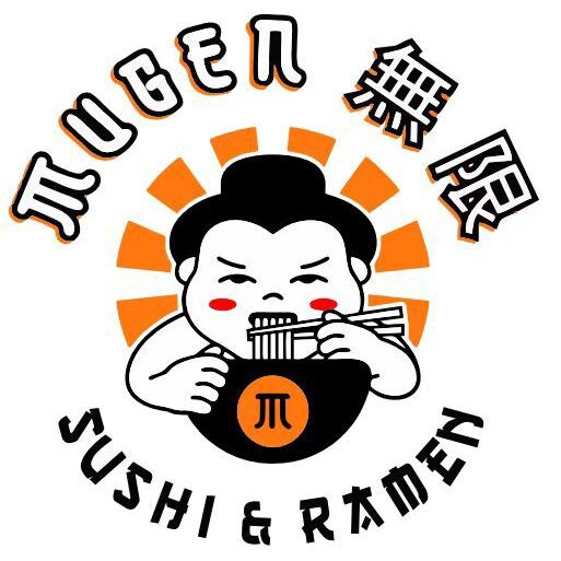 Logotipo Mugen Restaurante Japones Ramen Suhi A la carte Rodizio
